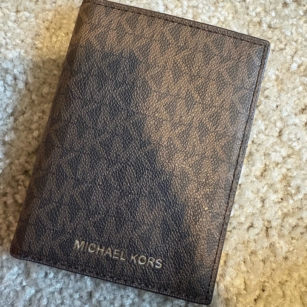 Michael Kors Dark Brown Monogram Wallet